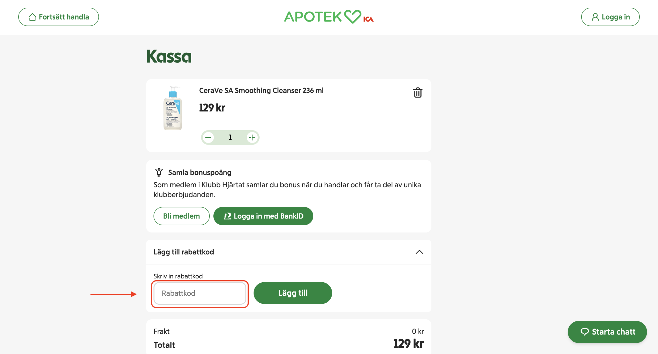 Apotek Hjärtat Rabattkod