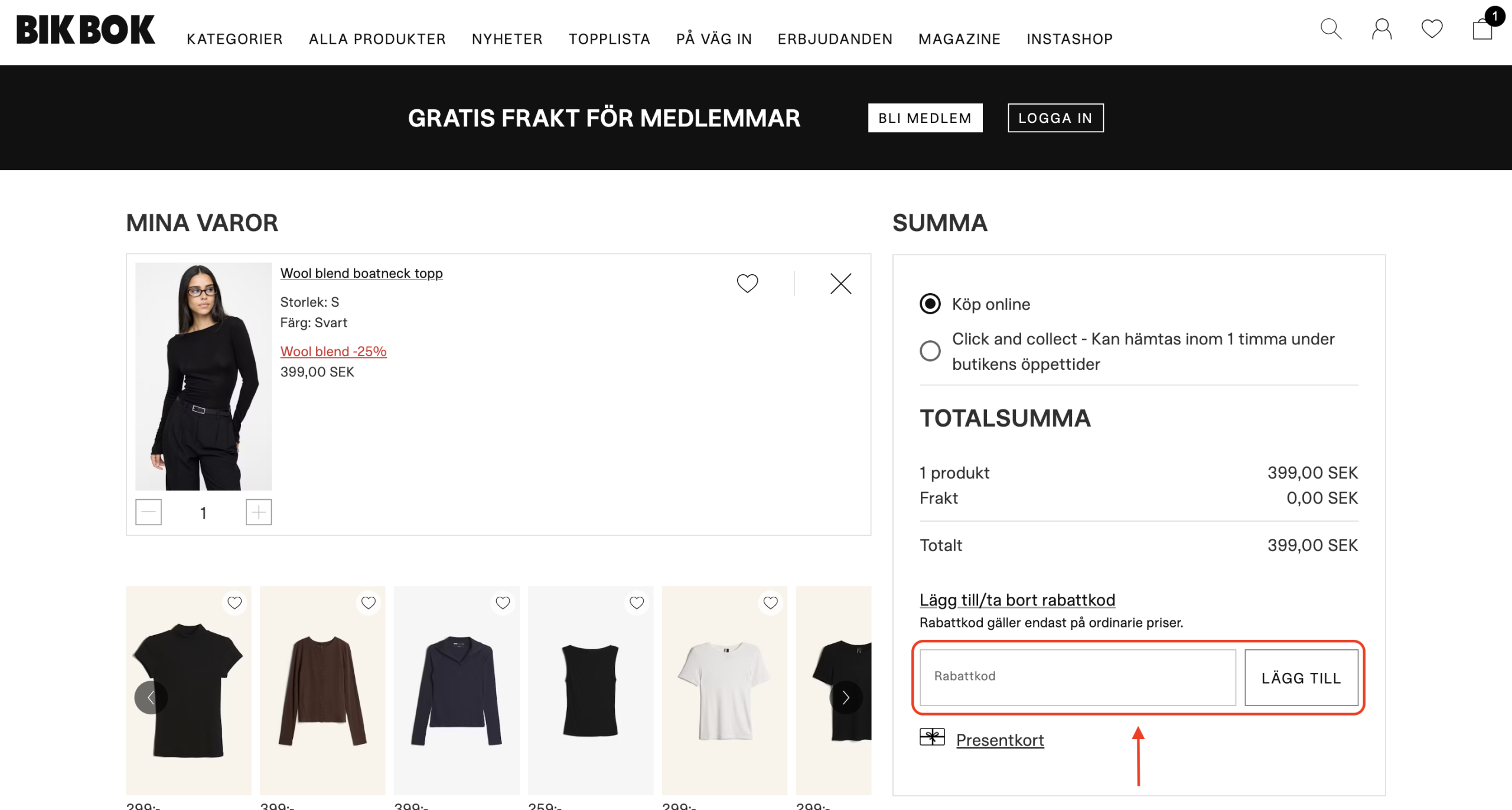 Bikbok Rabattkod