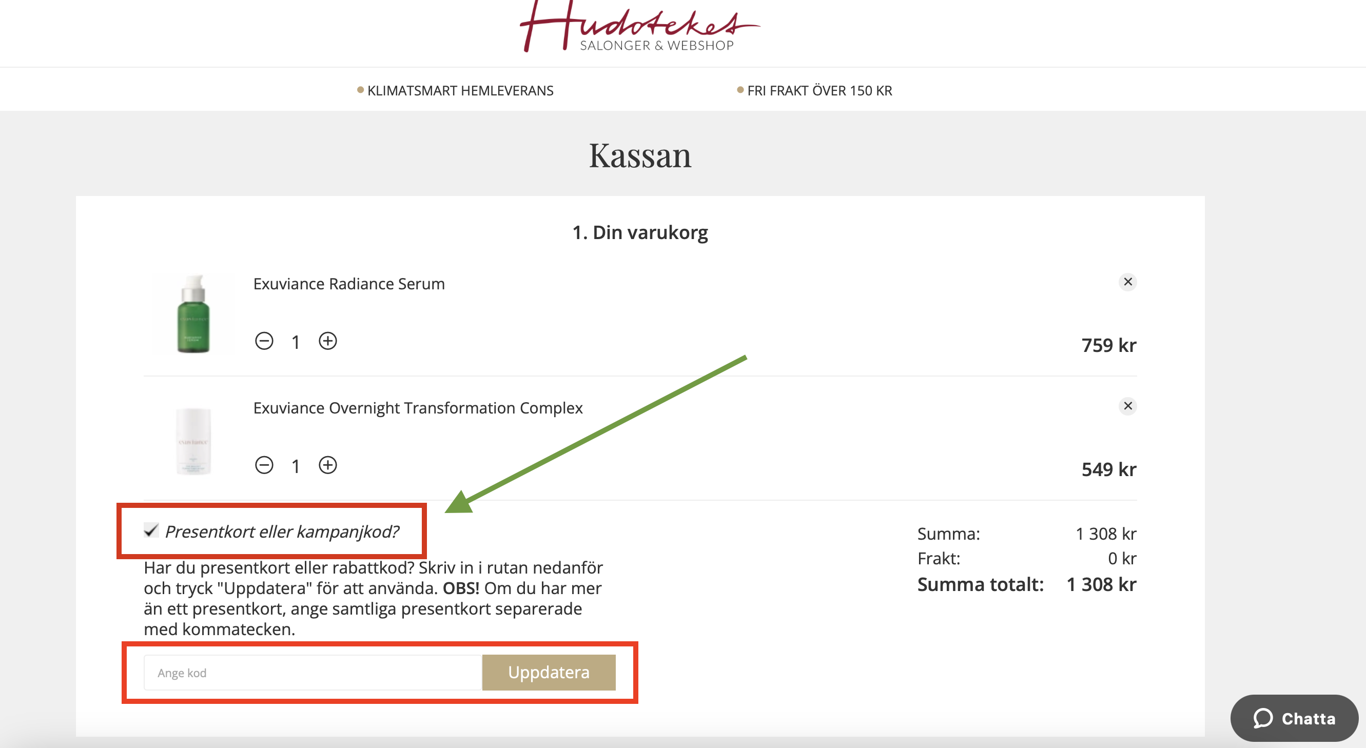 Hudoteket Rabattkod