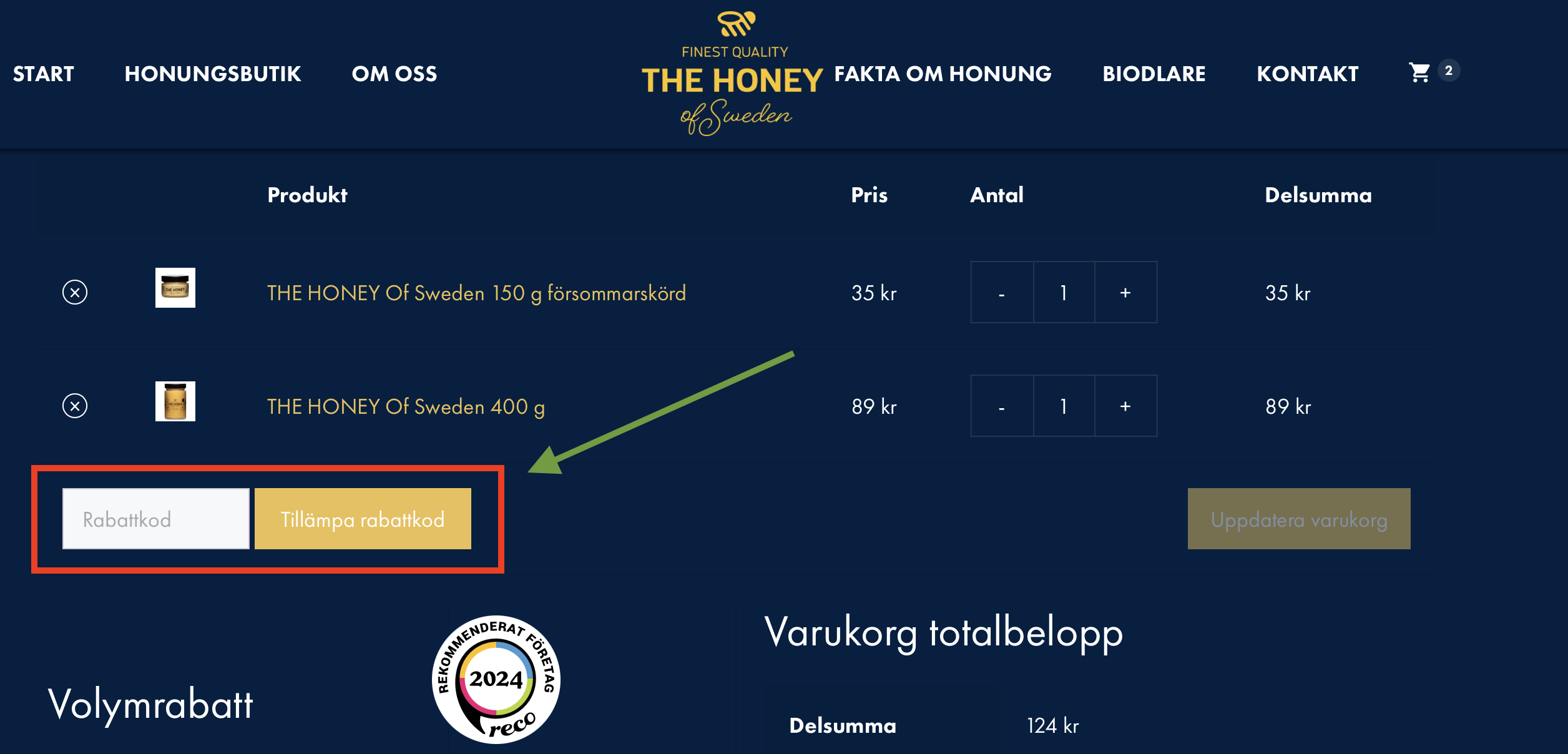 The Honey Of Sweden Rabattkod