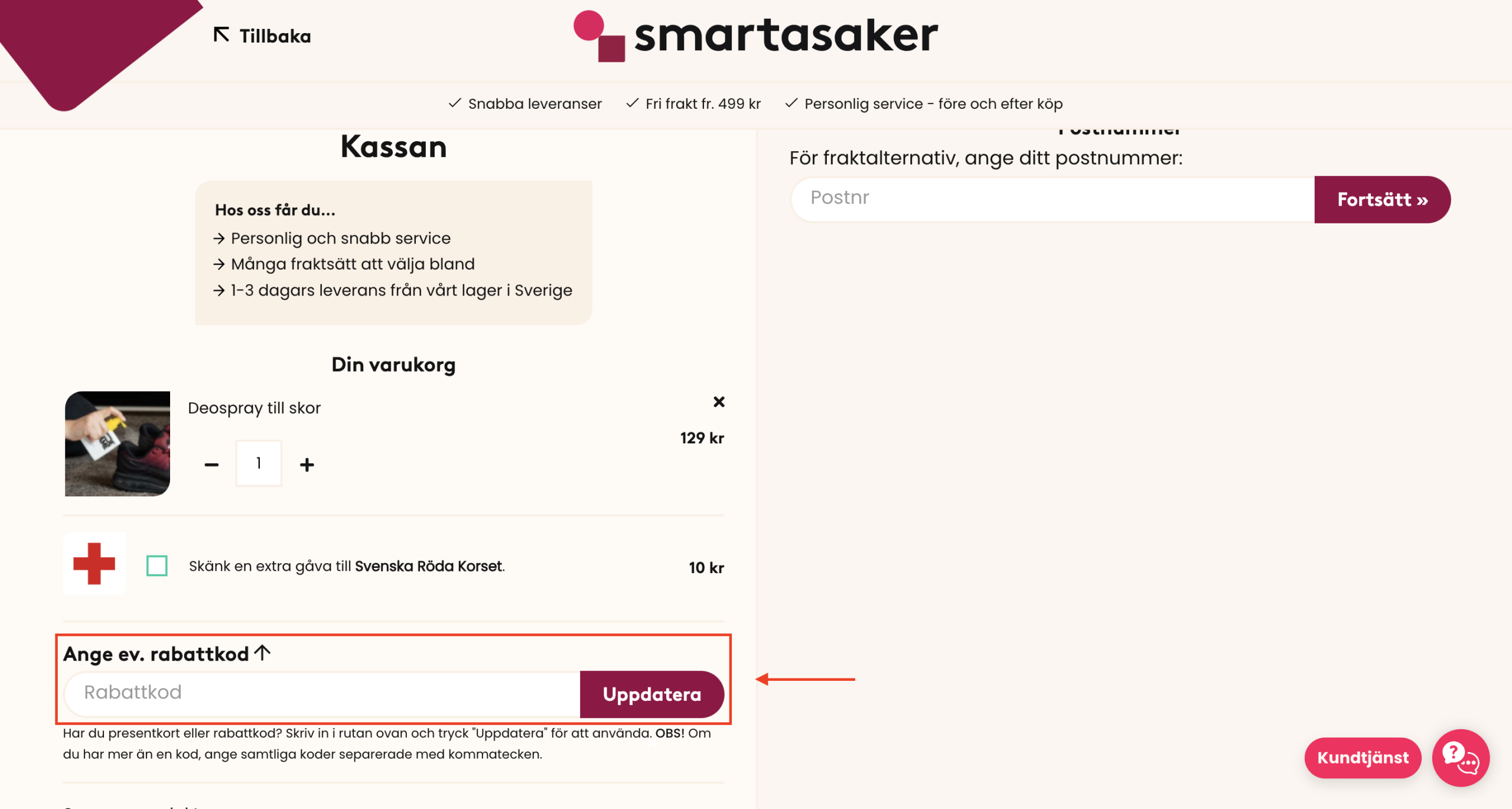 SmartaSaker Rabattkod