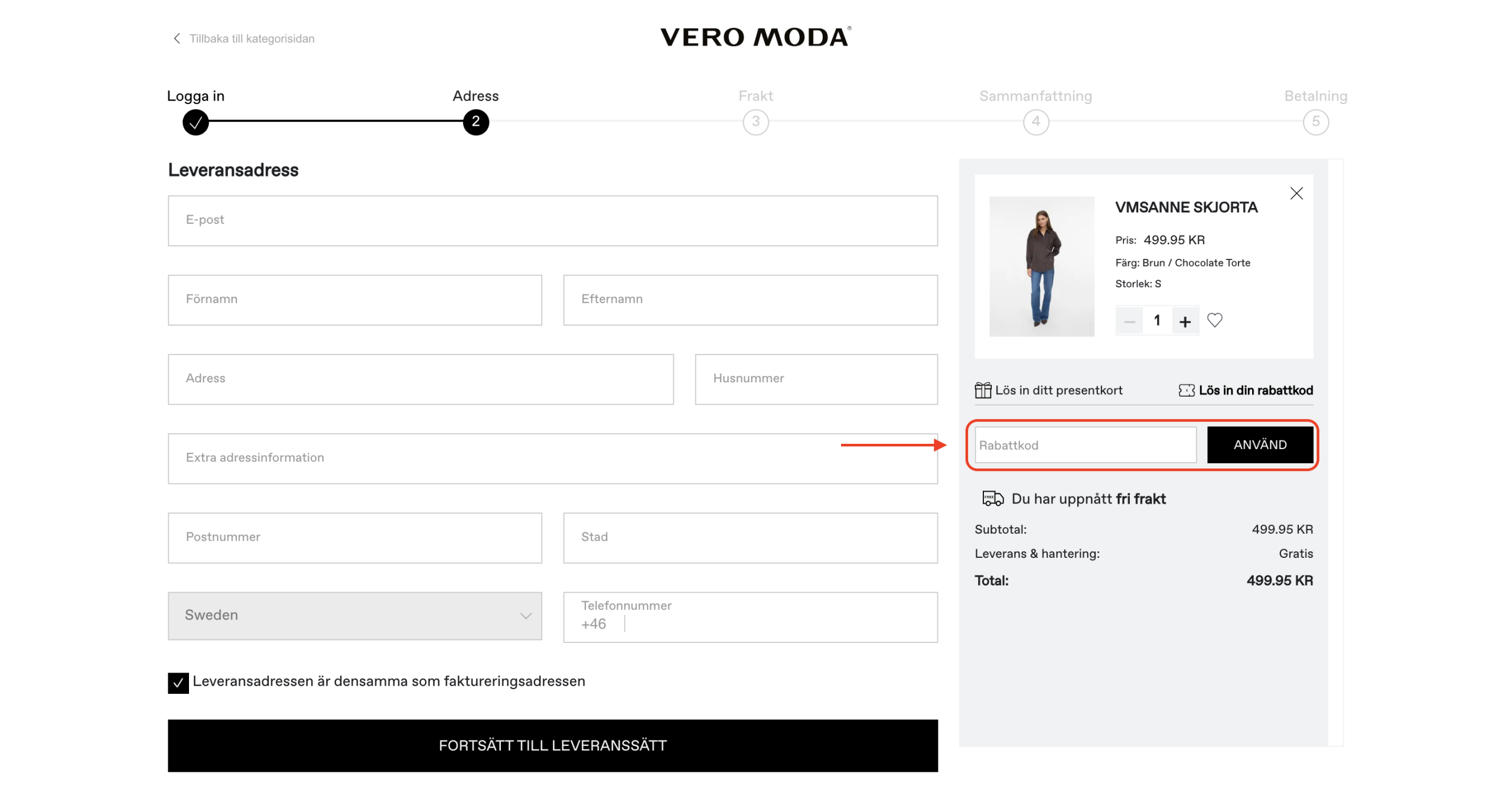 Vero Moda Rabattkod
