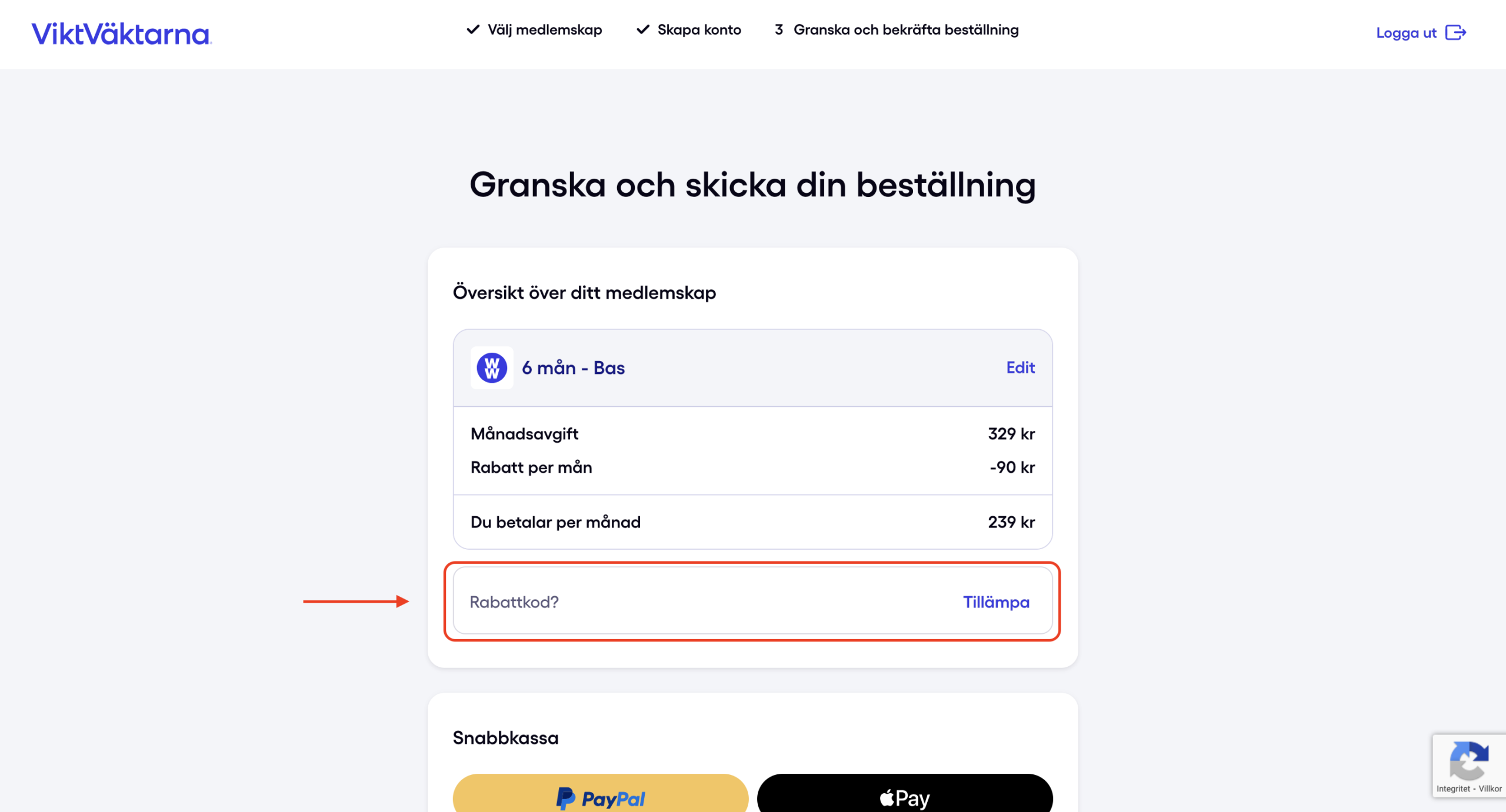 Viktväktarna Rabattkod