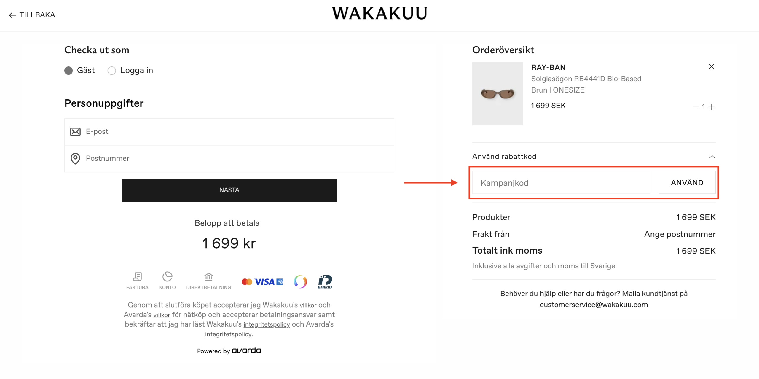 Wakakuu Rabattkod